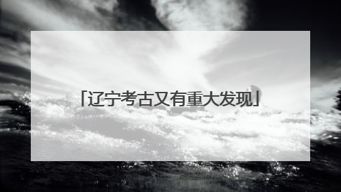 辽宁考古又有重大发现